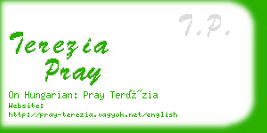 terezia pray business card